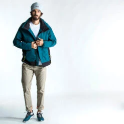 Tribord Blouson De Voile - Veste De Pluie Sailing 500 Homme Pétrole Jaune -Pêche Boutique blouson de voile veste de pluie sailing 500 homme petrole jaune 3