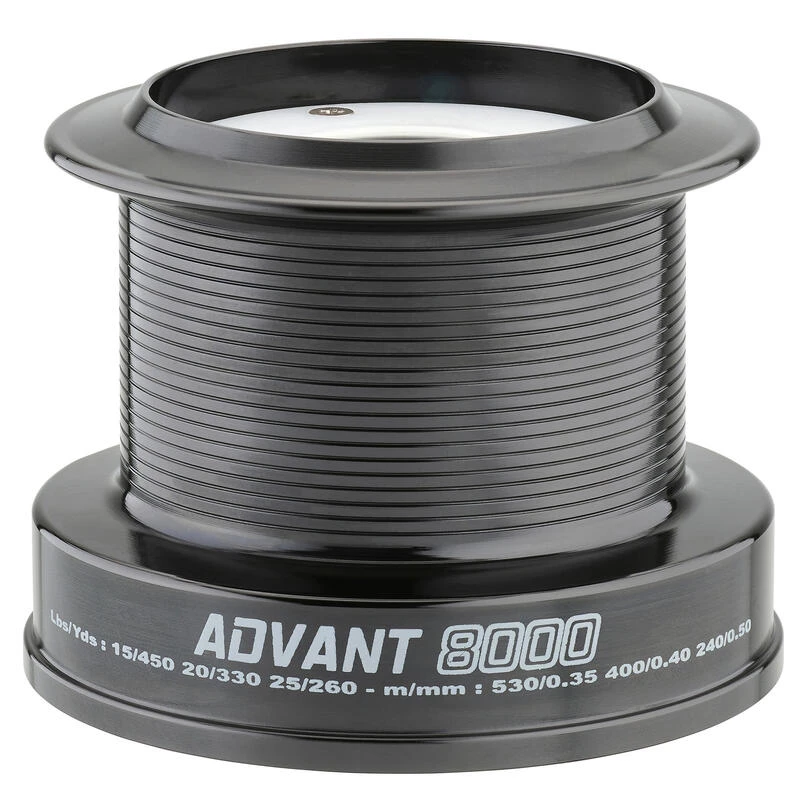 BOBINE POUR MOULINET PÊCHE EN SURFCASTING ADVANT POWER 8000 BLACK 1 BOBINE POUR MOULINET PÊCHE EN SURFCASTING ADVANT POWER 8000 BLACK