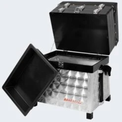 Boîte De Pêche Et Siège | 4 Niveaux | Grand Compartiment Principal | Aluminium -Pêche Boutique boite de peche et siege 4 niveaux grand compartiment principal aluminium 4