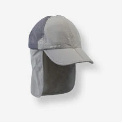 Casquette De Pêche Pliante - FC 500 F Grise -Pêche Boutique casquette de peche pliante fc 500 f grise 4
