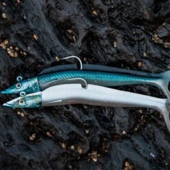 COMBO Leurres Souples Shad Lançon EELO 200 48gr NATURAL -Pêche Boutique combo leurres souples shad lancon eelo 200 48gr natural 3