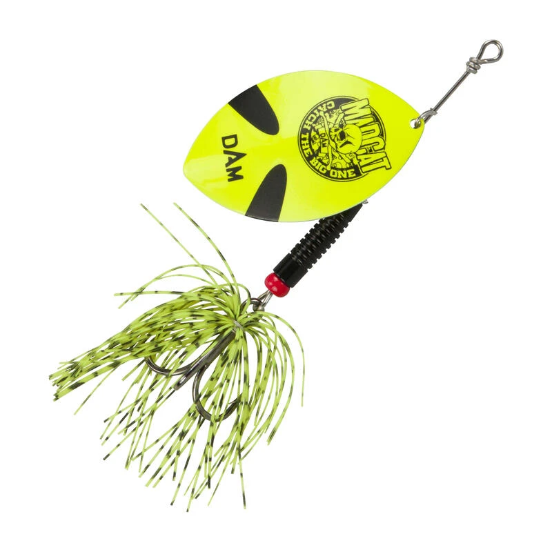 CUILLER PECHE DU SILURE MADCAT BIGBLADE SPIN 55GR FLUO 1 CUILLER PECHE DU SILURE MADCAT BIGBLADE SPIN 55GR FLUO