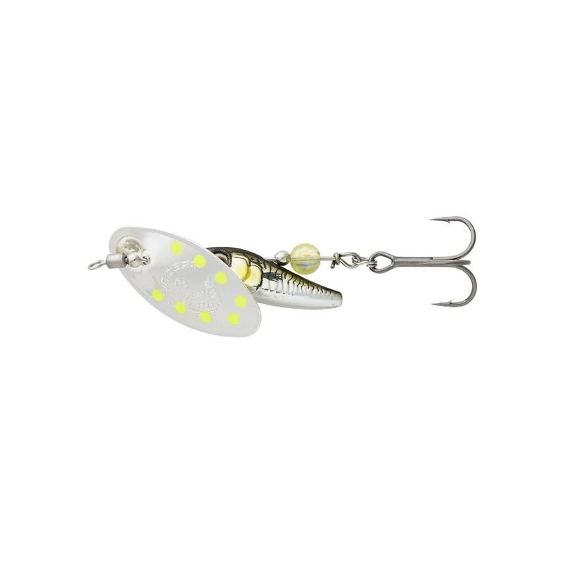Cuiller Tournante Savage Gear Sticklebait Spinner 9,1g (9,1g - Green Silver Ayu) 1 Cuiller Tournante Savage Gear Sticklebait Spinner 9,1g (9,1g - Green Silver Ayu)