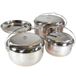 EAGLE Products Ensemble De Poêles En Acier Inoxydable - 4 Pièces - LAVVU -Pêche Boutique eagle products ensemble de poeles en acier inoxydable 4 pieces lavvu 2