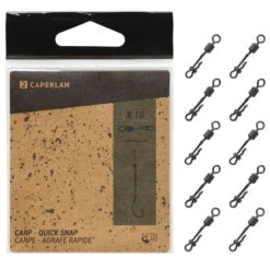 Émerillon Quick Swivel Snap X10 Pêche De La Carpe -Pêche Boutique emerillon quick swivel snap x10 peche de la carpe 3