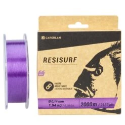 Fil Pêche En Surfcasting Violet 14/100 2000m RESISURF