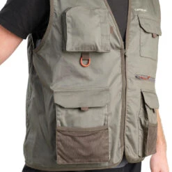 Gilet De Pêche - FV 100 Kaki -Pêche Boutique gilet de peche fv 100 kaki 5