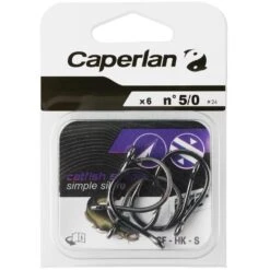 HAMEÇON SIMPLE PÊCHE DU SILURE CF HK S 5/0 7 HAMEÇON SIMPLE PÊCHE DU SILURE CF HK S 5/0 -Pêche Boutique hamecon simple peche du silure cf hk s 50 3