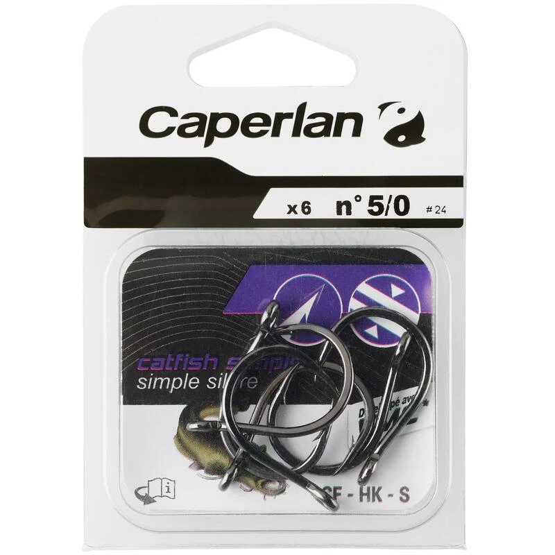 HAMEÇON SIMPLE PÊCHE DU SILURE CF HK S 5/0 4 HAMEÇON SIMPLE PÊCHE DU SILURE CF HK S 5/0 – Image 4