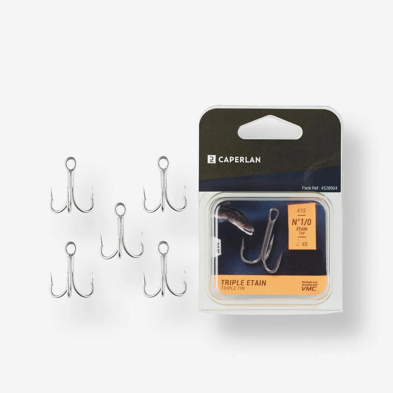 Hameçon TRIPLE TIN Pêche En Mer 1 Hameçon TRIPLE TIN Pêche En Mer