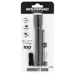 Lampe Torche Chasse 100 Lumens Zoom Noir -Pêche Boutique lampe torche chasse 100 lumens zoom noir 9
