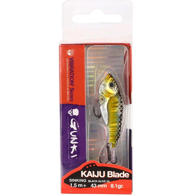 GUNKI Leurre Pêche Aux Leurres Carnassier KAIJU BLADE 43 BLACK ALIVE 2 GUNKI Leurre Pêche Aux Leurres Carnassier KAIJU BLADE 43 BLACK ALIVE – Image 2