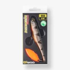 LEURRE SOUPLE BROCHET DIVINATOR 55 GR COLORIS EXCLUSIF PERCHE CAPERLAN -Pêche Boutique leurre souple brochet divinator 55 gr coloris exclusif perche caperlan 2