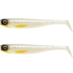 LEURRE SOUPLE BROCHET SHAD ROGEN 120 BLANC X2