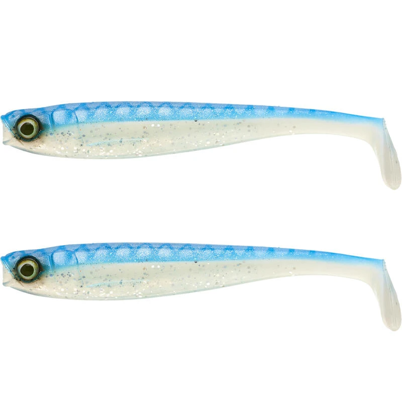 LEURRE SOUPLE BROCHET SHAD ROGEN 120 BLEU X2 1 LEURRE SOUPLE BROCHET SHAD ROGEN 120 BLEU X2