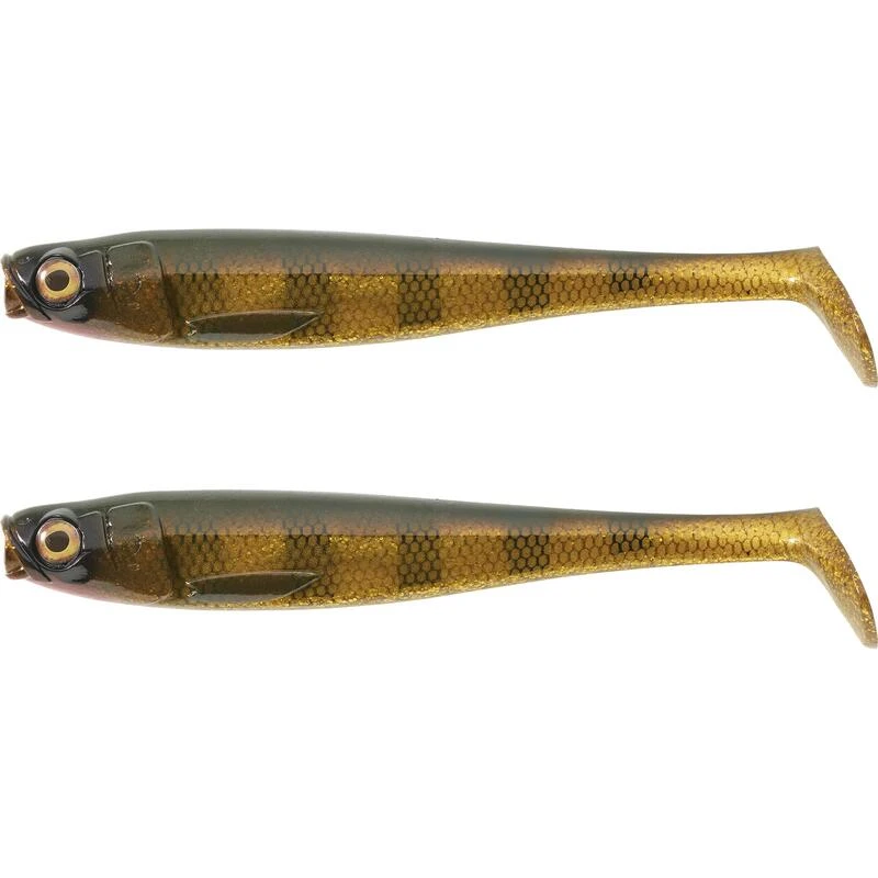 LEURRE SOUPLE BROCHET SHAD ROGEN 120 GOLD X2 1 LEURRE SOUPLE BROCHET SHAD ROGEN 120 GOLD X2