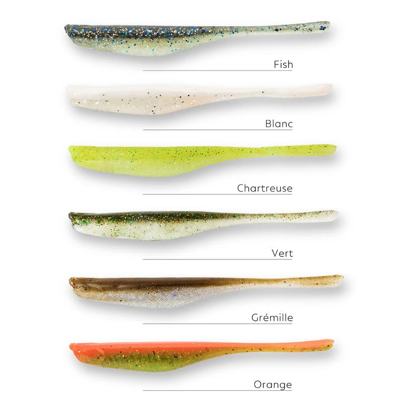 LEURRE SOUPLE FINESS AVEC ATTRACTANT WXM YUBARI FINSS 130 BLANC 2 LEURRE SOUPLE FINESS AVEC ATTRACTANT WXM YUBARI FINSS 130 BLANC – Image 2