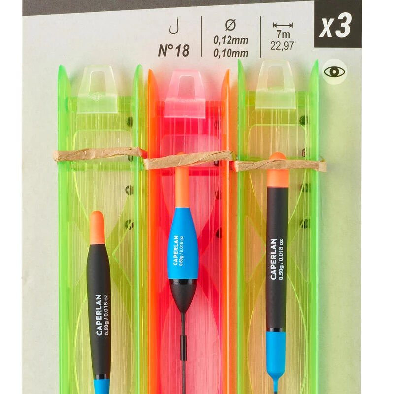 LOT DE 3 LIGNES MONTEES PF-RL100 L POUR LA PECHE AU COUP EN ETANG 2 LOT DE 3 LIGNES MONTEES PF-RL100 L POUR LA PECHE AU COUP EN ETANG – Image 2