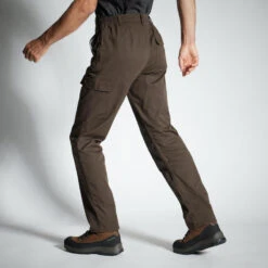 PANTALON CARGO RESISTANT STEPPE 300 MARRON -Pêche Boutique pantalon cargo resistant steppe 300 marron 2