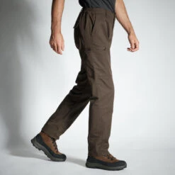 PANTALON CARGO RESISTANT STEPPE 300 MARRON -Pêche Boutique pantalon cargo resistant steppe 300 marron 3