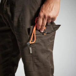 PANTALON CARGO RESISTANT STEPPE 300 MARRON -Pêche Boutique pantalon cargo resistant steppe 300 marron 4