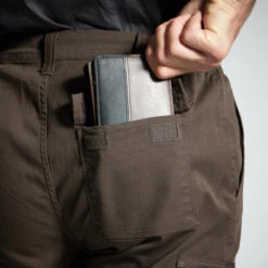 PANTALON CARGO RESISTANT STEPPE 300 MARRON -Pêche Boutique pantalon cargo resistant steppe 300 marron 7