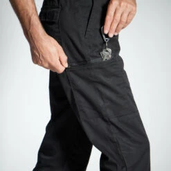 PANTALON CARGO RESISTANT STEPPE 300 NOIR -Pêche Boutique pantalon cargo resistant steppe 300 noir 5