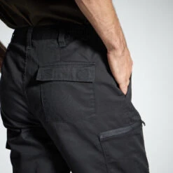 PANTALON CARGO RESISTANT STEPPE 300 NOIR -Pêche Boutique pantalon cargo resistant steppe 300 noir 6