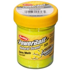 Berkley PATE A TRUITE PECHE DE LA TRUITE EN ETANG AUX APPATS ARÔME MAÏS PAILLETÉE 50G