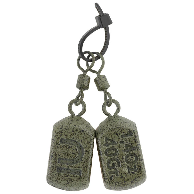 Plombs Pêche De La Carpe Plombs Square 40g (x2) 1 Plombs Pêche De La Carpe Plombs Square 40g (x2)