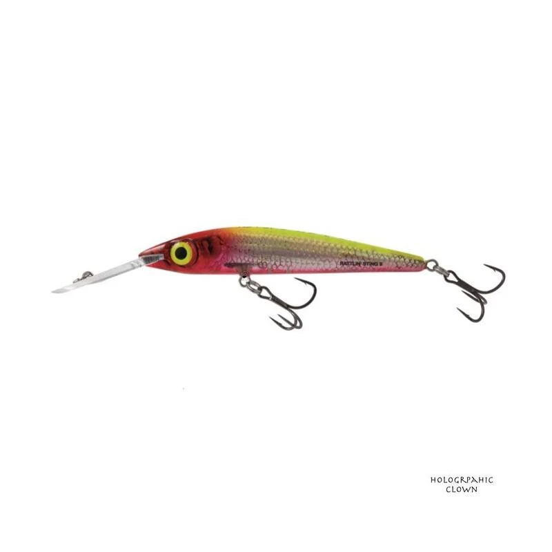 Poisson Nageur Salmo Rattlin Sting Deep Runner 9cm (HCL - Holographic Clown) 1 Poisson Nageur Salmo Rattlin Sting Deep Runner 9cm (HCL - Holographic Clown)