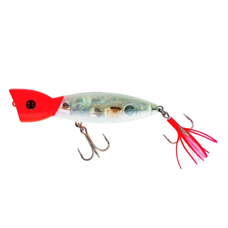 SAKURA Popper PULSION GHOST CRYSTAL RED HEAD TR 135 F Pêche En Mer 1 SAKURA Popper PULSION GHOST CRYSTAL RED HEAD TR 135 F Pêche En Mer
