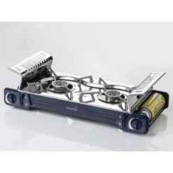 Réchaud à Gaz 2 Feux - Skandika Brann - Camping - Allumage Piezo - Mallette -Pêche Boutique rechaud a gaz 2 feux skandika brann camping allumage piezo mallette 2