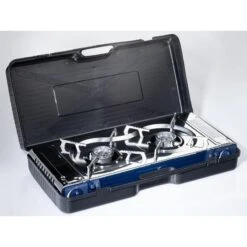 Réchaud à Gaz 2 Feux - Skandika Brann - Camping - Allumage Piezo - Mallette -Pêche Boutique rechaud a gaz 2 feux skandika brann camping allumage piezo mallette 6