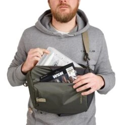 Sac à Bandoulière De Pêche 9L - Sling Bag 100 Kaki 14 Sac à Bandoulière De Pêche 9L - Sling Bag 100 Kaki -Pêche Boutique sac a bandouliere de peche 9l sling bag 100 kaki 6