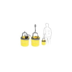 Seau Souple & Pliable 15L Jaune Zulupack -Pêche Boutique seau souple and pliable 15l jaune zulupack 2