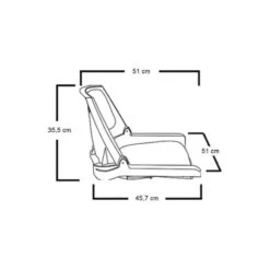 SIÈGE PILOTE RABATTABLE COUSSIN GRIS -Pêche Boutique siege pilote rabattable coussin gris 6