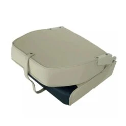 SIÈGE PILOTE REPLIABLE BICOLORE BLANC / NAVY -Pêche Boutique siege pilote repliable bicolore blanc navy 3