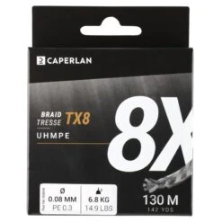 TRESSE PECHE AUX LEURRES TX8 GRIS 130M 5 TRESSE PECHE AUX LEURRES TX8 GRIS 130M -Pêche Boutique tresse peche aux leurres tx8 gris 130m 2