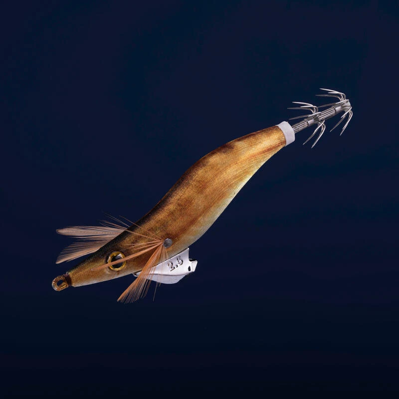 Turlutte Coulante Shallow EBIKA 2.5/105 Doré Chinchard Pêche Seiches/calamars 2 Turlutte Coulante Shallow EBIKA 2.5/105 Doré Chinchard Pêche Seiches/calamars – Image 2