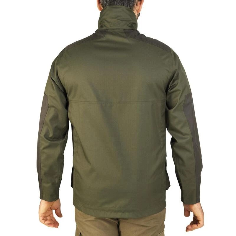 VESTE CHASSE Imperméable VERTE 500 2 VESTE CHASSE Imperméable VERTE 500 – Image 2