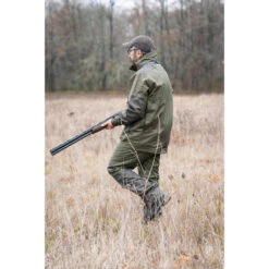 VESTE CHASSE Imperméable VERTE 500 13 VESTE CHASSE Imperméable VERTE 500 -Pêche Boutique veste chasse impermeable verte 500 3