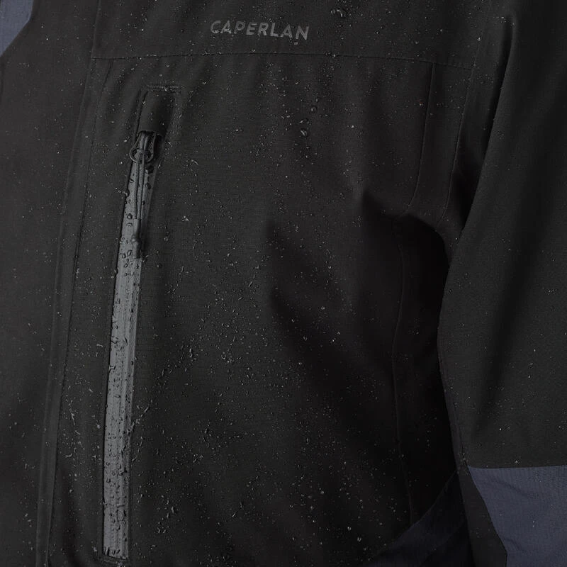 Veste De Pêche Imperméable Homme - FJ 500 WPF Grise Et Noir 8 Veste De Pêche Imperméable Homme - FJ 500 WPF Grise Et Noir – Image 8